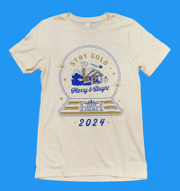 OFFICIAL STAY GOLD TULSA CHRISTMAS PARADE 2024 T-SHIRT