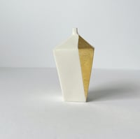 Image 2 of Archive Vessel : Tapered vessel with gold leaf 7cm