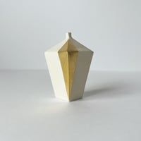 Image 1 of Archive Vessel : Tapered vessel with gold leaf 7cm