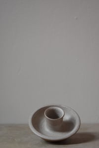 Image 2 of Candle Dish - Oatmeal