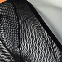 Image 2 of The HEDDY bodysuit in black power mesh