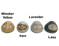 Image 5 of Medium Daruma Wishing Doll - Satin Matte Colors