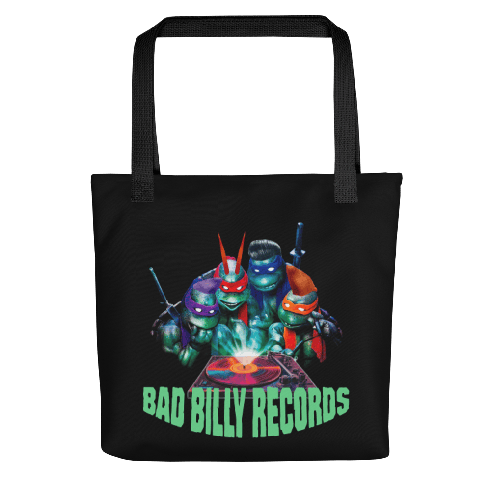 Tote bag with 2 designs (bad billy records)