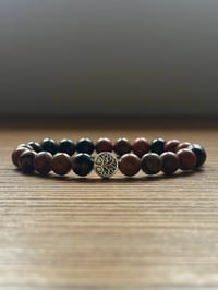 Image 2 of EMOTIONAL HEALING & LOVE - RHODONITE BRACELET