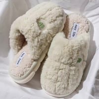 Image 3 of  Winter Plush Fleece Slippers - Ultra Soft Indoor House Slides for Men & Women