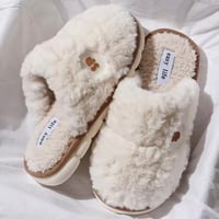 Image 1 of  Winter Plush Fleece Slippers - Ultra Soft Indoor House Slides for Men & Women