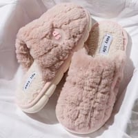Image 2 of  Winter Plush Fleece Slippers - Ultra Soft Indoor House Slides for Men & Women