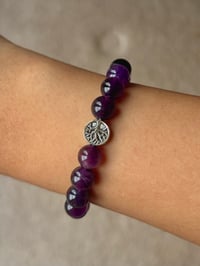 Image 1 of CALM &  AWAKENING -  AMETHYST  BRACELET 
