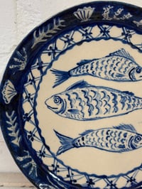 Image 2 of Sardines and the sea plate