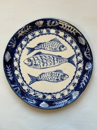 Image 5 of Sardines and the sea plate