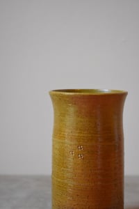 Image 2 of Tall Stamped Vase - Honey