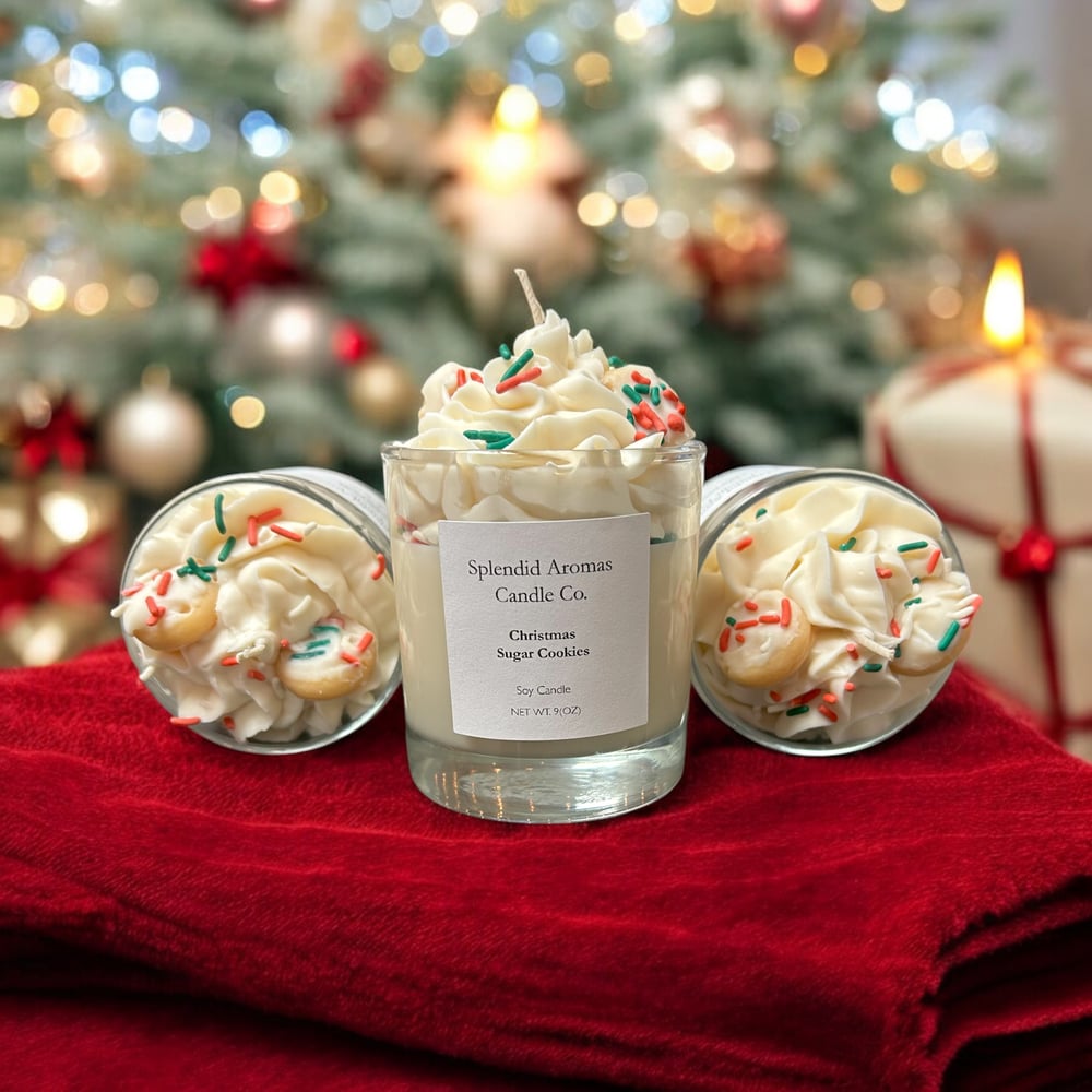 Image of 9oz Christmas Sugar Cookie Soy Candle