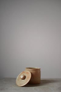 Image 2 of Stamped Jar - Shino