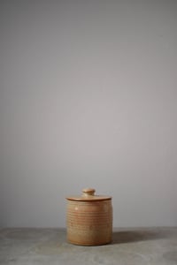 Image 1 of Stamped Jar - Shino