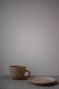 Image 2 of Cup and Saucer - Shino