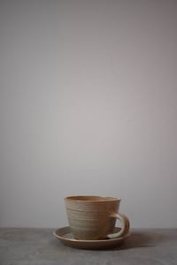 Image 3 of Cup and Saucer - Shino