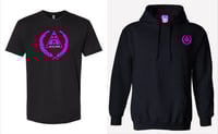 Image 1 of The Black Knight of I Am The Throne | Fuchsia | Hoodie + T Shirt +  Gym Bag