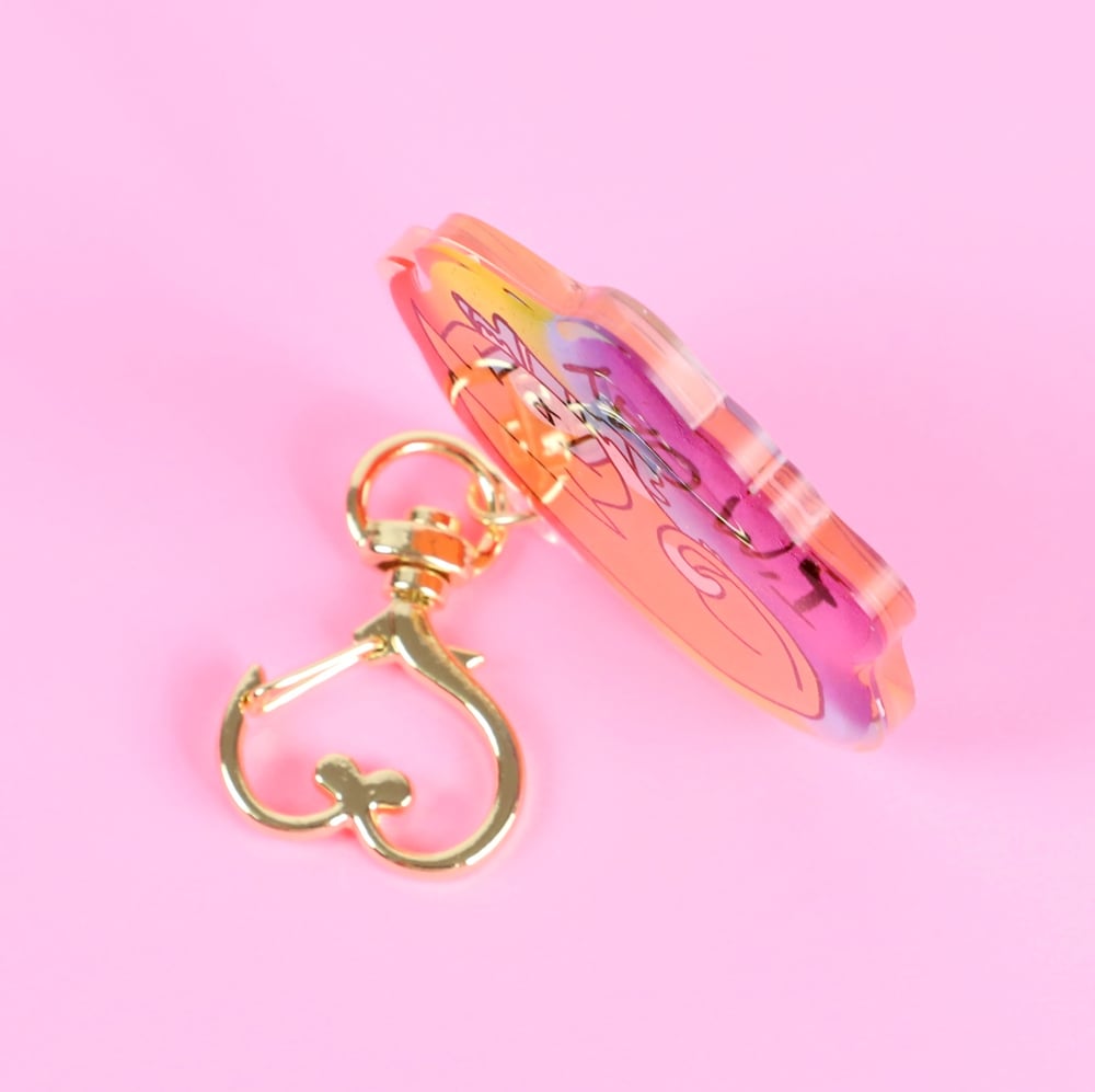 Image of Gay Kitty Keychain