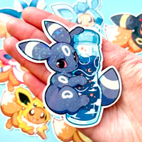 Image 3 of Eeveelution Soda Pop (Holographic Sticker)