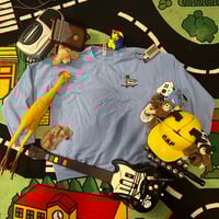 Image 1 of duck on a skateboard sweater