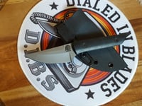 Image 1 of Small-Belt Burglar w/compound grind (Cpm-10v 65-66hrc)
