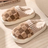 Image 4 of  Kidmi Warm Fur Women Slippers – Indoor Fluffy Fuzzy Home Shoes
