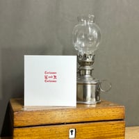 Image 2 of Curiouser and curiouser ~ Alice in Wonderland card ~ letterpress 