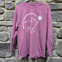 Comfort Colors Long-Sleeved T-Shirt (Berry)