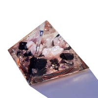 Image 2 of 6" GIZA:  Brazilian Quartz/Rose Quartz/Black Tourmaline/Amethyst/Lepidolite/SL