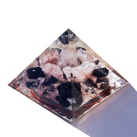 Image 3 of 6" GIZA:  Brazilian Quartz/Rose Quartz/Black Tourmaline/Amethyst/Lepidolite/SL