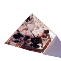 Image 4 of 6" GIZA:  Brazilian Quartz/Rose Quartz/Black Tourmaline/Amethyst/Lepidolite/SL