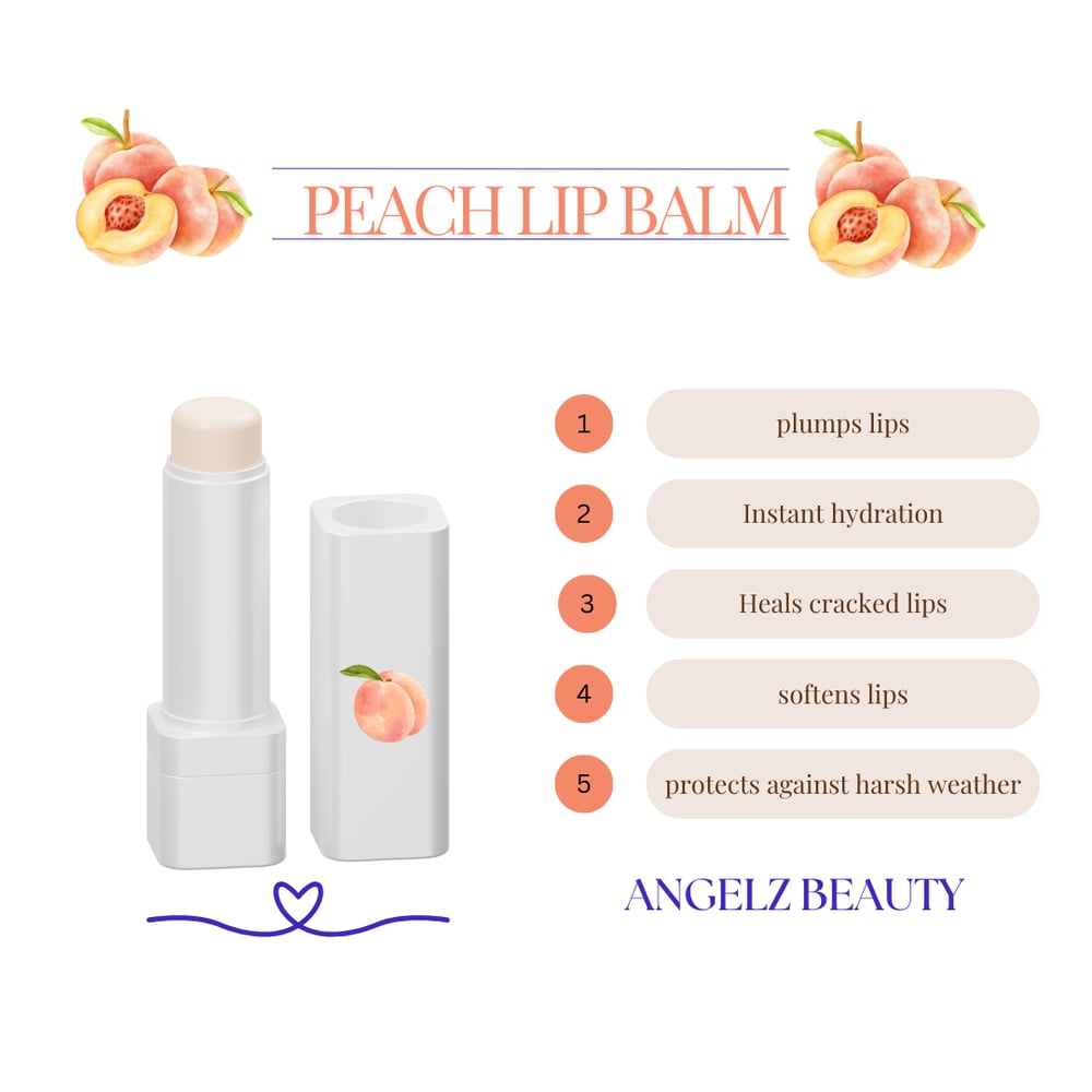 Image of PEACH lip balm