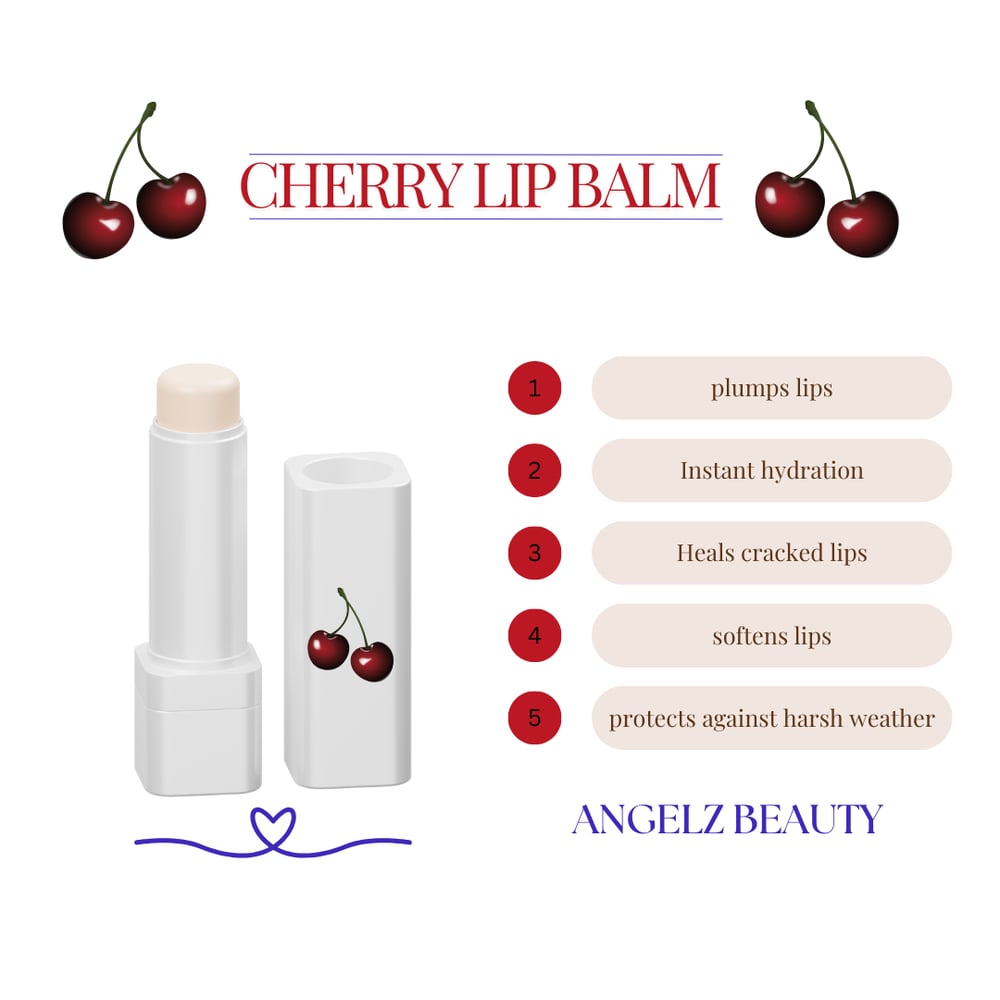 Image of Cherry lip balm