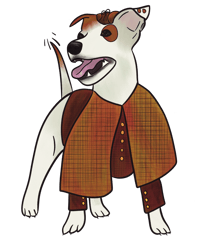 Sherlock Holmes Wishbone sticker