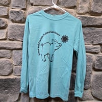 Comfort Colors Long-Sleeved T-Shirt (Seafoam)