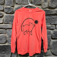 Comfort Colors Long-Sleeved T-Shirt (Salmon)