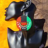 Image 2 of Black & Pali Solidarity earrings