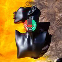 Image 4 of Black & Pali Solidarity earrings