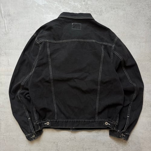 Image of 90s Energie Contrast Stitch Denim Jacket, size large