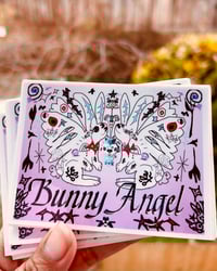 Image 2 of Bunny Angel Bumper Sticker