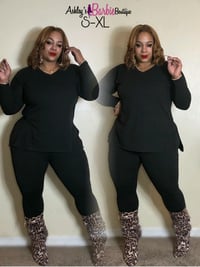 Black Long Sleeve Set (S-XL)