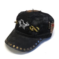 Image 1 of Black Military 4 - Post Apocalyptic Hat