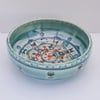 Aqua Mandala Porcelain Dish