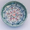 Aqua Mandala Porcelain Dish