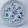 Blue Paisley Songbird Thicket Platter