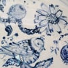 Blue Paisley Songbird Thicket Platter