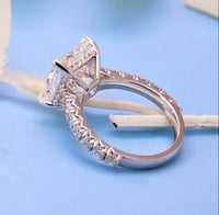 Image 3 of Jasmine Princess Cut 5 Carat Lab Diamond Ring