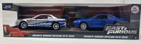 Fast and Furious Duo Skyline Set -- AUTOGRAPHED -- Scale 1:32