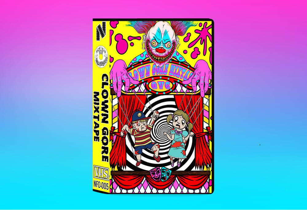 CHRISTIAN MICHELSEN'S CLOWN GORE MIXTAPE [REMIX][VHS][NTSC] 18+ LIMITED EDITION + PRINTED CARD