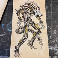 Image 1 of Xenomorph original painting